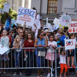 Climate protest.