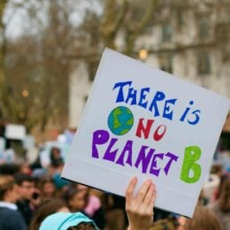 There is no Planet B sign