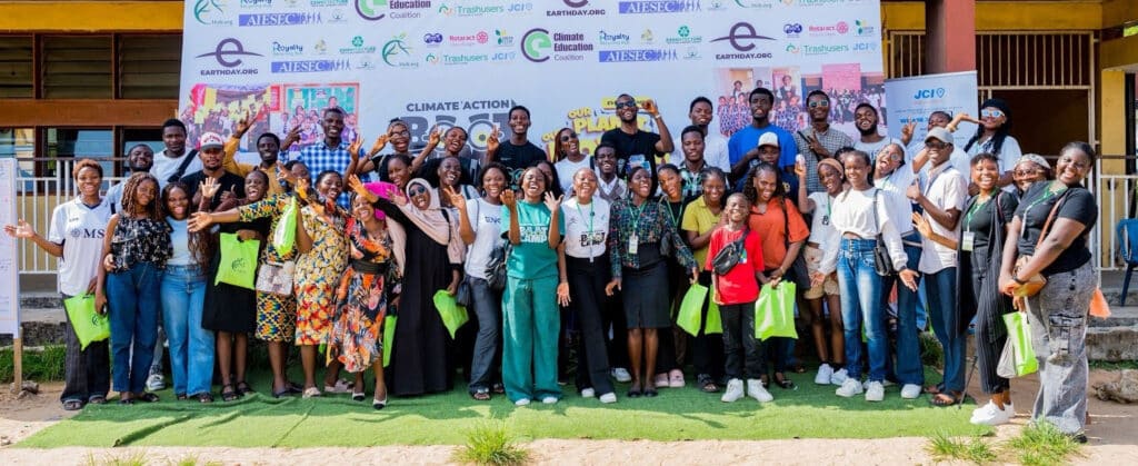 Earth Day Teach-in organized by Anjola Ayodele from ClimateHub.Org on April 22nd 2025.