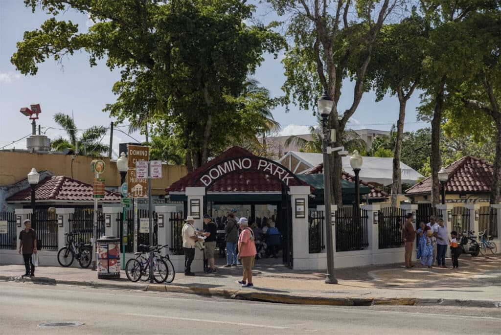 Domino Park in Calle Ocho, Miami, Florida