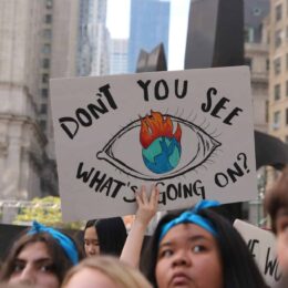 sign at protest
