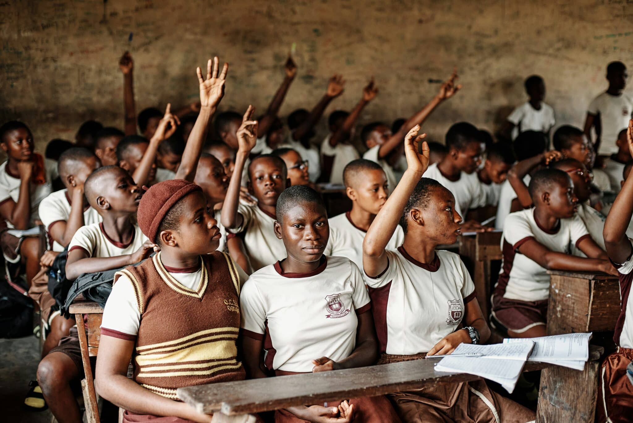 Youth in Nigerian classroom, Photo by Emmanuel Ikwuegbu on Unsplash