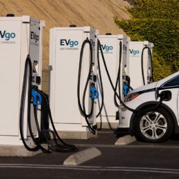 EV Car at a charger