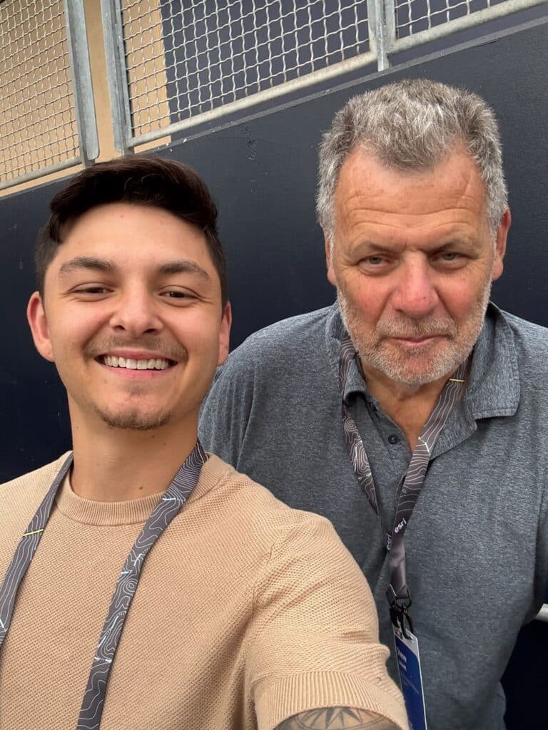 Michael (post author) and Steve at the Petco Park party