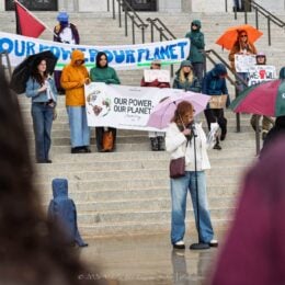 Students and statewide organizations came together in Salt Lake City this past Earth Week to show their support for strong environmental protections for local air quality, water conservation, and green energy.