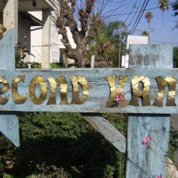 Second hand store sign.