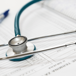 stethoscope and chart